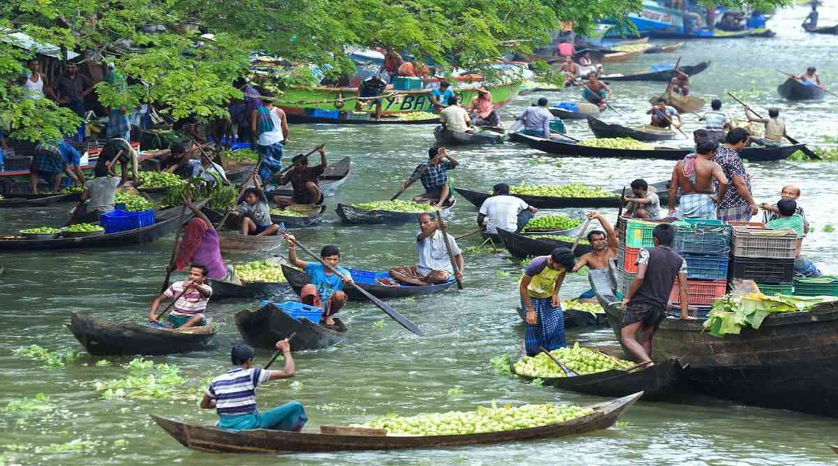 Floating Guava Market