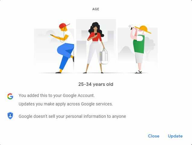 Google knows your age