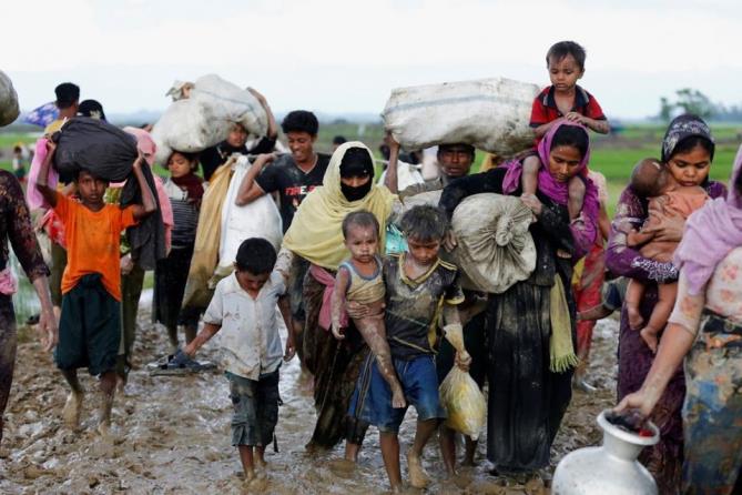 Rohingyas are fleeing to save their lives