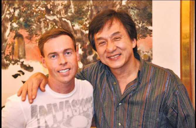 Brad Allan and Jackie Chan