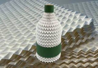This beautiful origami packaging is designed to replace plastic