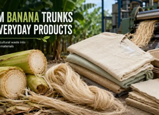 Banana trunks products