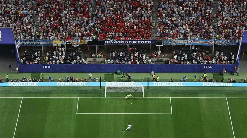 Messi missed the penalty